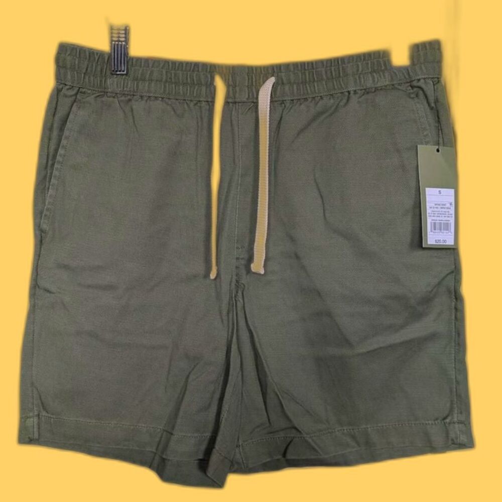 Goodfellow-co Men's Green and Khaki Shorts